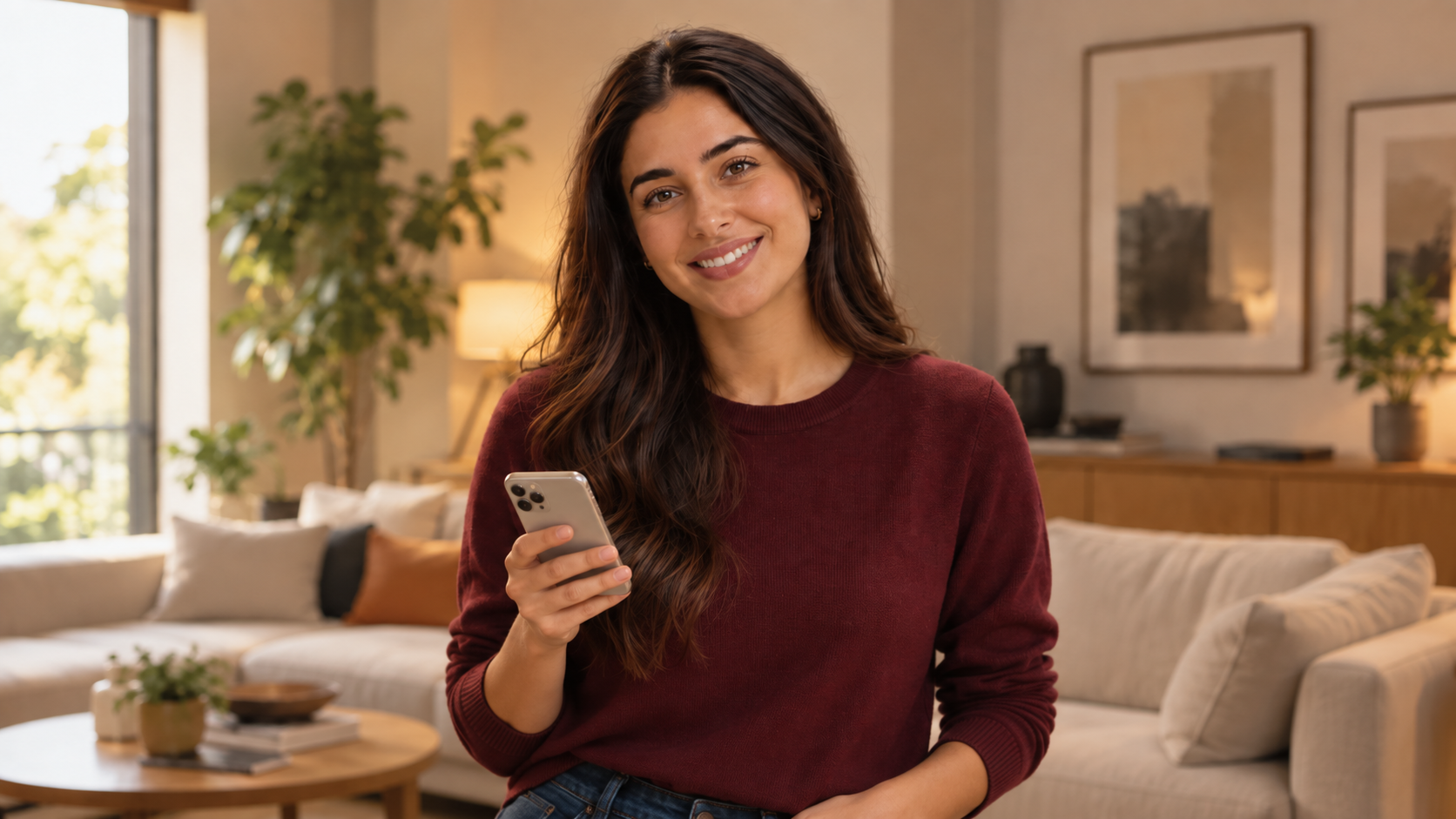 Cliente en Guatemala utilizando su celular en una experiencia de comunicación omnicanal